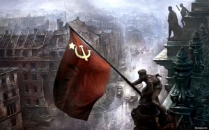 Знамя над Рейхстагом - Знамя Победы - Красное знамя!